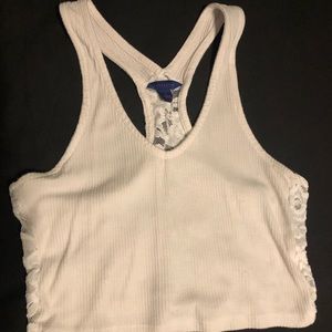 ‼️PRICE DROP‼️ White tank crop top